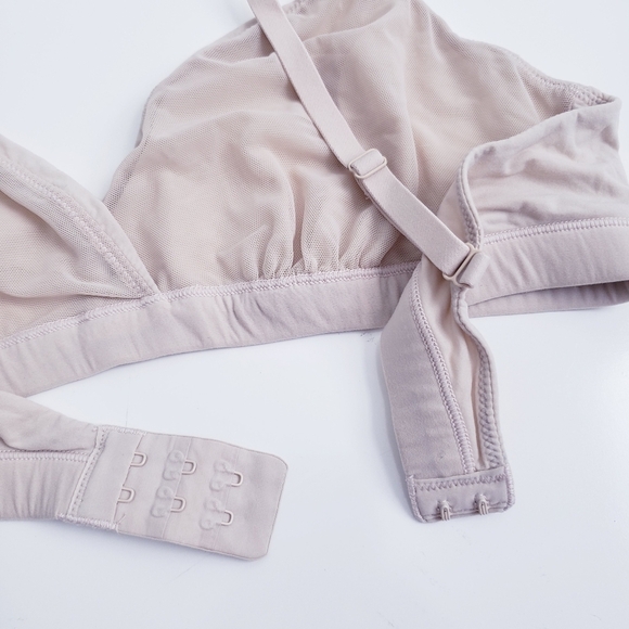 Skims Cream Unlined Mesh Bralette - Picture 5 of 7